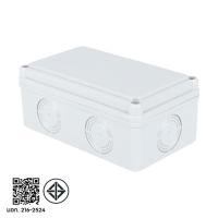 ราคา SCG / ท่อน้ำไทย กล่องพักสาย กล่องพักสายไฟ 2x4, 4x4 เหลี่ยม สำหรับท่อ 3/8"(3หุน) , 1/2" (4หุน) , 6หุน (3/4") 2x4 สีขาว SCG (12774439)