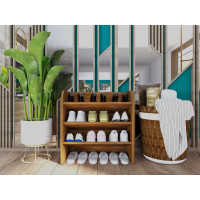 ราคา DELICATO ชั้นวางรองเท้า 3 ชั้น รุ่นFG-L-501-02 ขนาด 50x29x50ซม.สีดาร์คบราวน์ (12799575)