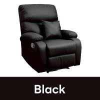 ราคา Pola Polar recliner รีไคลเนอร์ โซฟาปรับนอน โซฟาดูหนัง เก้าอี้พักผ่อน รุ่น Beary Black (12756396)