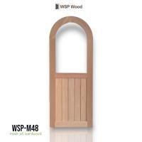 ราคา WSPwood บานประตูโค้ง ครึ่งท่อนกระจก+วงกบโค้ง (ไม่รวมกระจก) 100x200ซม. (12774056)