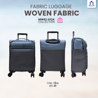 ราคา Marwell (มาร์เวลล์)กระเป๋าเดินทางล้อลากผ้า 4 ล้อ 18 นิ้ว รุ่น MW 82-0124 เทา/ฟ้า (12778712)