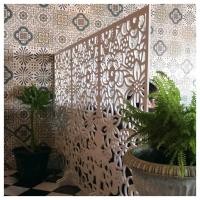 ราคา isteindecorฉากกั้นห้องลายฉลุ 60x120Cm.มีขาตั้งให้ รหัสA-030 60*120 (12776672)