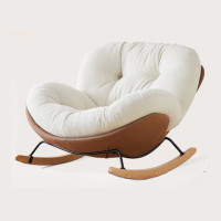 ราคา FairyHouse อาร์มแชร์ เก้าอี้โยก เก้าอี้พักผ่อน SF25-06 โซฟา โซฟาโยก เบาะขาว+น้ำตาล เก้าอี้อย่างเดียว (12801820)