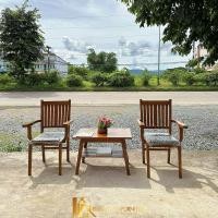 ราคา PF_Phrae | ชุดนั่งเล่น ชุดจิบกาแฟ ไม้สัก โต๊ะ1ตัว+เก้าอี้2ที่นั่ง (12803312)