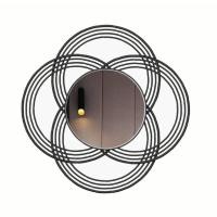 ราคา Corner 43 Decor กระจกหวายติดผนัง Mizuhiki Mirror Natural ดำ 5 เเฉก : W82*D82*H3 (12795954)