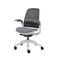 ราคา Modernform Steelcase เก้าอี้ Ergonomic รุ่น Series 1 โครงขาว พนักพิงกลาง เทาเข้ม (12800299)
