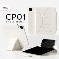 ราคา Moov [แพ็คส่ง 1 วัน] CP01 เคสแม่เหล็ก X-Fold สำหรับไอแพด แบบ Origami Case For iPad Series ไร้ขอบ เคสฝาพับ Air4/5(2020-22)10.9" CP01 สีดำ (12800563)