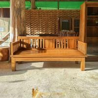 ราคา PF_Phrae | โซฟาไม้สัก สไตล์โมเดิร์น ขนาด2เมตร สูง85ซม. (12762527)