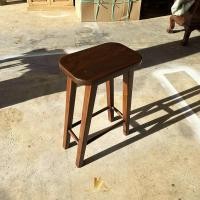 ราคา PF_Phrae | เก้าอี้บาร์ เก้าอี้บาร์ไม้สัก ขนาด 45x30x75ซม. สีวอลนัท (12770574)