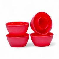 ราคา Bigone ถ้วยรองขาตู้ (แพ็ค 4 ชิ้น) ที่รองขาโต๊ะ กันมด กันแมลงคลาน รุ่น 1163 รองขาตู้ 415-แดง (12767121)