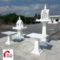 ราคา SCG ศาลพระภูมิและศาลเจ้าที่พร้อมโต๊ะบูชา (Set) รุ่น M46 พื้นที่ต่างจังหวัด (12770270)