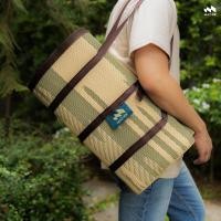 ราคา Mat-er เสื่อพับพกพา Size M Nature on the ground Collection THA-RA Olive green (12775037)