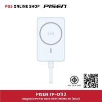 ราคา PISEN Magnetic Power Bank 30W 10000mAh พาวเวอร์แบงค์ไร้สาย รุ่น TP-D113 รองรับการชาร์จ Type-C Blue (12775372)
