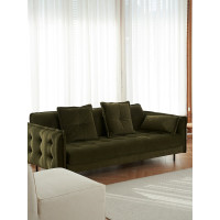 ราคา Kyotohaus โซฟาโมเดิร์นสไตล์ย้อนยุค สำหรับห้องนั่งเล่น ขนาด 245*92*77 (12775415)