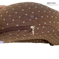 ราคา Abloom หมอนรองคอ เมมโมรี่โฟม เพื่อสุขภาพกันปวดเมื่อย พร้อมกระดุม สีน้ำตาล (12796963)