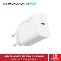 ราคา Anker 312 25W Charger อะแดปเตอร์ Super Fast Charge ตรวจวัดอุณหภูมิ, พอร์ตชาร์จ USB-C, ชาร์จเร็ว (12767057)