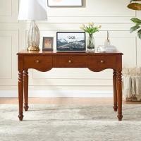 ราคา FairyHouse โต๊ะทำงานมินิมอล TB25-08 โต๊ะอ่านหนังสือ โต๊ะผู้บริหาร สไตล์วินเทจ น้ำตาลแดง เฉพาะโต๊ะ140ซม (12783594)