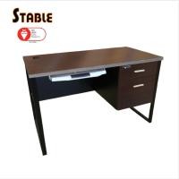 ราคา Decent โต๊ะคอมพิวเตอร์ขาเหล็ก กุญแจล๊อกรหัส ขนาด 1.20 ม. ขาดำ-หน้าโต๊ะโอ๊ค (12789911)