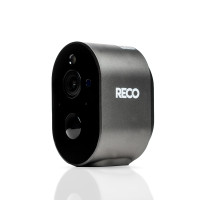 ราคา RECO PRO กล้องวงจรปิดไร้สายความชัดสูง WiFi ในตัว ไม่ต้องเสียบปลั๊ก บันทึกความเคลื่อนไหว ทนแดด ทนฝน สีดำ (12763292)
