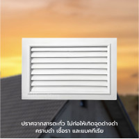 ราคา MAXHomeStore จั่วระบายอากาศแนวนอน ABS สีขาว จั่วระบายอากาศเกรดA จั่วระบายอากาศลมสีขาว 1 ชิ้น (12771481)