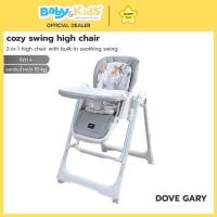 ราคา Glowy Star เก้าอี้ทานข้าวเด็ก Glowy Star รุ่น Cozy Swing (2-in-1 high chair with built-in soothing Dove Gary (12775996)