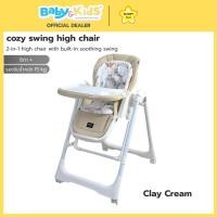 ราคา Glowy Star เก้าอี้ทานข้าวเด็ก Glowy Star รุ่น Cozy Swing (2-in-1 high chair with built-in soothing Clay Cream (12775997)