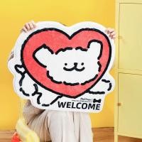 ราคา PP Home พรม Maltese ของแท้ มอลทีส พรมลายหมา สไตล์เกาหลี พรมน่ารัก พรมปูพื้น พรมเช็ดเท้า พรมกันลื่น 44144 มอลทีส หัวใจ (12776027)