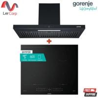 ราคา (Gorenje) เครื่องดูดควัน สีดำ WHT94ABG + เตาไฟฟ้า 4 Zone รุ่น GI6432BSCWF (12786213)