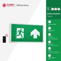 ราคา SUNNY Exit Sign Light ป้ายไฟทางออกฉุกเฉิน รุ่น EXS6-10LED/D 2 หน้า (ติดลอย) LED 10W สำรองไฟนาน 3 ชม. ECO Mode (12771010)