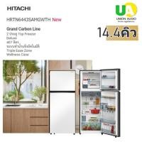 ราคา HITACHI ตู้เย็น2ประตู รุ่น HRTN6443SAMGWTH สีกระจกขาว 409 ลิตร 14.4คิว ทำน้ำแข็งอัตโนมัติ #hrtn#hrtn6443# (12812463)