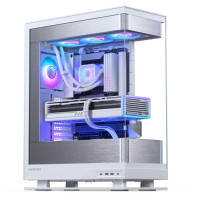ราคา Case Phanteks Evolv X2 Silver White Aluminum interior & See-Through Glass design E-ATX Support (12805909)