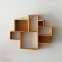 ราคา TYME ชั้นวางของติดผนัง ไม้สักดีไซน์โมเดิร์น Wooden Wall Shelf Modern Design วางของสะสม Art Toy โมเดล กระถางต้นไม้เล็ก (12816469)