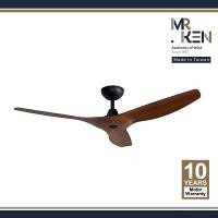 ราคา MR.KEN พัดลมเพดาน รุ่น HYPER DC Motor พัดลมขนาด 52" พร้อมรีโมทคอนโทรล MB - WALNUT (12816942)