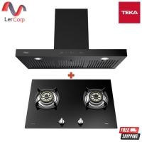 ราคา (Teka) เครื่องดูดควัน LDH TC90 BK + เตาฝังกระจก 2 หัวแก๊ส G73 2G AI AL2TR (12813859)