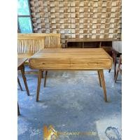 ราคา PF_Phrae | โต๊ะทำงาน โต๊ะคอมพิวเตอร์ พร้อม2ลิ้นชัก ขนาด120x60x80ซม. สีเนื้อไม้ (12812200)