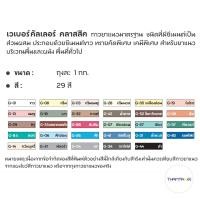 ราคา WEBER กาวยาแนว เวเบอร์คัลเลอร์ คลาสสิก 1 กก. คุณภาพสูง เลือกสีได้ ฟลอร่า (12799870)