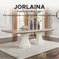 ราคา Ashley โต๊ะอาหารปรับขนาดได้ รุ่น JORLAINA/182-274,Extension Dining Table (12803699)