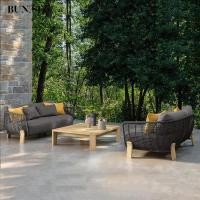 ราคา BUNISE รุ่น P82 ชุดโซฟากลางแจ้งหวายเทียมพร้อมเก้าอี้นั่งเล่น สำหรับสวนและระเบียง รองรับ 2 ถึง 3 ที่นั่ง กันน้ำกันแดด Big Table (12778337)