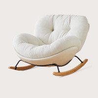 ราคา FairyHouse อาร์มแชร์ เก้าอี้โยก เก้าอี้พักผ่อน SF25-06 โซฟา โซฟาโยก เบาะขาว+ครีม เก้าอี้อย่างเดียว (12801816)