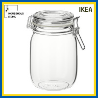 ราคา IKEA(อิเกีย) โถมีฝาปิด, แก้วใส, KORKEN (คอร์เก้น) โถมีฝาปิด, แก้วใส, IKEAแท้100% 1 ลิตร (12795969)