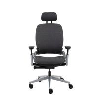 ราคา Modernform Steelcase เก้าอี้ Ergonomic รุ่น Leap พร้อมพนักพิงศีรษะ เบาะและพนักพิงหุ้มผ้า เทาเข้ม (12800326)
