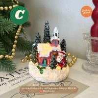 ราคา Callingbrown โคมไฟ santa house คริสต์มาส ของตกแต่งคริสต์มาส โคมไฟ santa house #C (12800825)