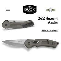 ราคา M.C.L.P. Buck Knives 262 Hexam Assist มีดพับเปิดเร็ว ใบมีด 7Cr ด้ามอลูมิเนียม พร้อมคลิปพก ปลอดภัย Normal (12773890)