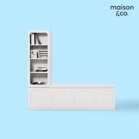 ราคา MAISON&CO. ชุดตู้วางทีวี พร้อมตู้สูง ขนาด 200 ซม. รุ่น Solla สีขาว แบรนด์ MAISON&CO. (12786985)