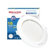 ราคา RACER ดาวน์ไลท์ฝัง LED กลม รุ่น QUALITY LUX (9W,12W,18W) |ZWF| 18 วัตต์ แสงเหลือง (12798677)