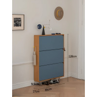 ราคา Kyotohaus ตู้เก็บรองเท้า ตู้เก็บของประตูเล็กสไตล์นอร์ดิก ยุคญี่ปุ่น แบบ 3 บาน (12802479)