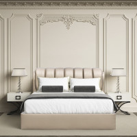 ราคา TRUFFLE เตียงนอนดีไซน์ XL ลิ้นชักข้าง รุ่น Olivia ขนาด 6 ฟุต สีน้ำตาล (12775645)