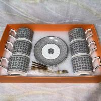 ราคา Thong ชุดแก้วครบเซ็ท fine table HERMES รุ่นโรมัน Roman Black Bottom (12765315)