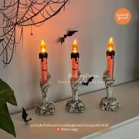 ราคา callingbrown เทียน LED ฮาโลวีน จำลองเปลวไฟ โคมไฟเทียน LED รูปเทียน เทียนปลอม ไฟตกแต่ง เทียนLED ฮาโลวีน (12783094)