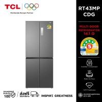 ราคา [ใหม่] TCL ตู้เย็น 4 ประตู ขนาด 14.1Q 400 ลิตรรุ่น RT43MPCDG พร้อมแผงควบคุมระบบดิจิตอล ควบคุมแม่นยำ ประหยัดไฟ ทำงานเงียบ (12799495)